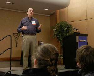 Ken Ramirez presenting at ClickerExpo