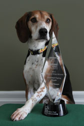 Piper with Canis trophy